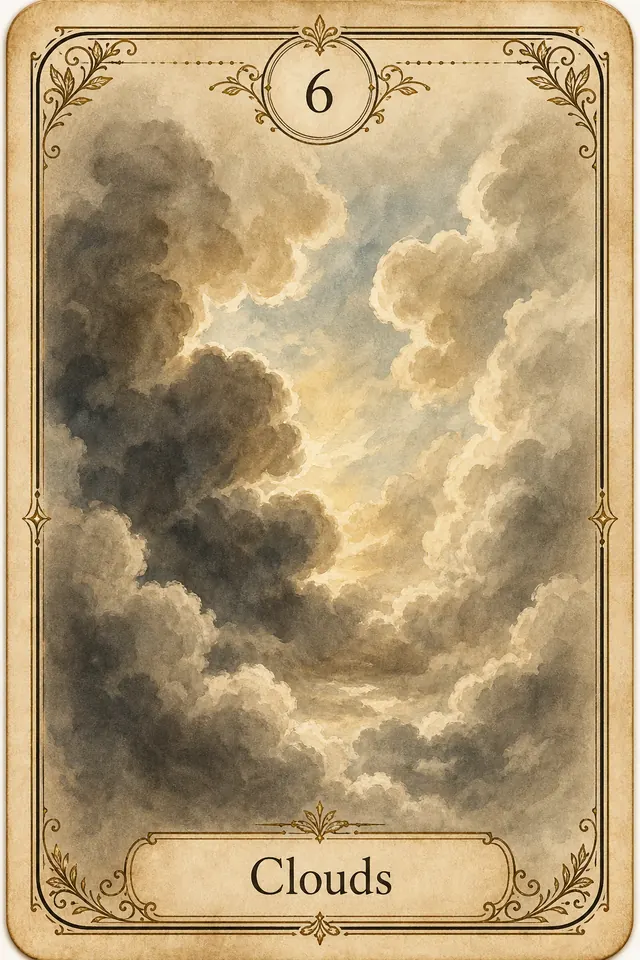 Clouds Lenormand card illustration