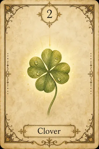 Clover Lenormand card illustration