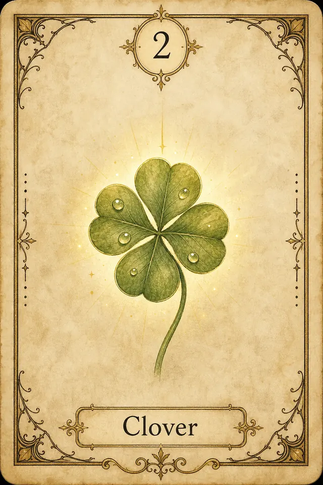 Clover Lenormand card illustration