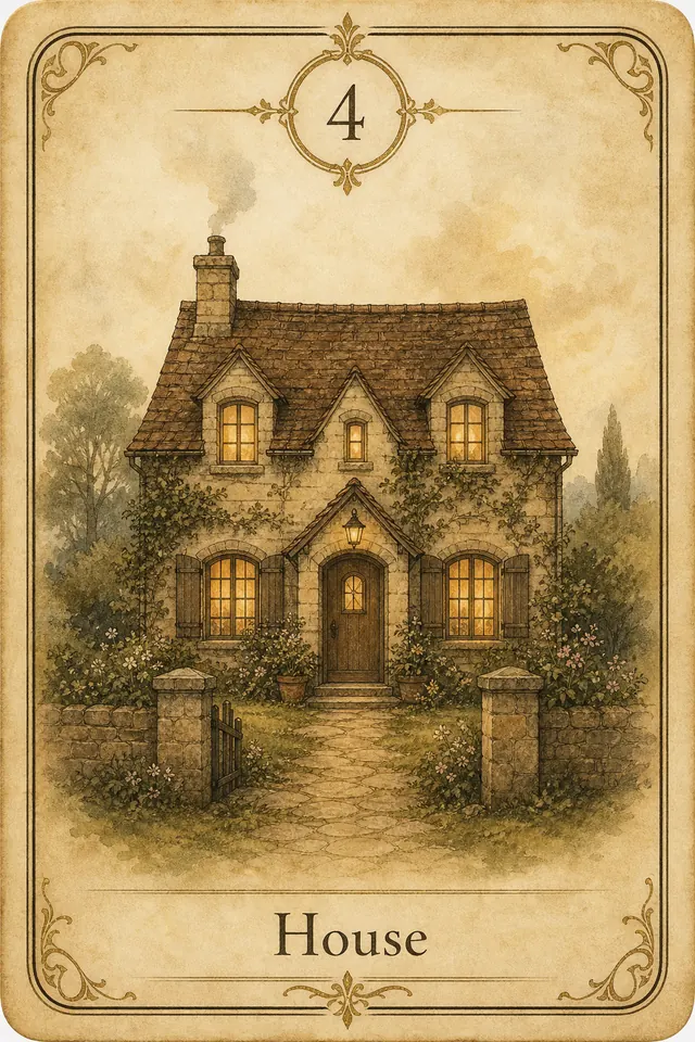 House Lenormand card illustration