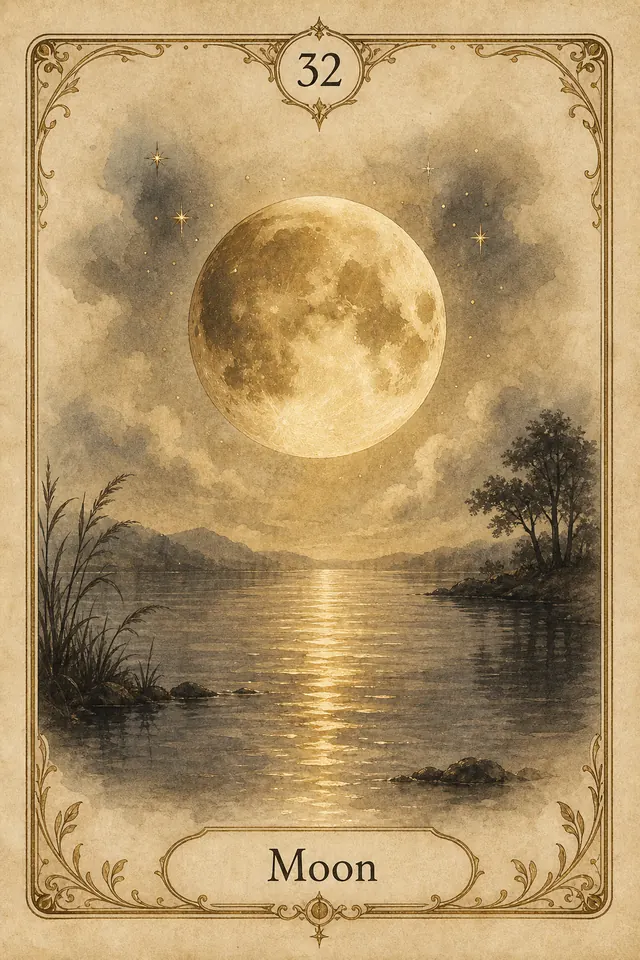 Mond Lenormandkarte