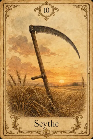 Scythe Lenormand card illustration